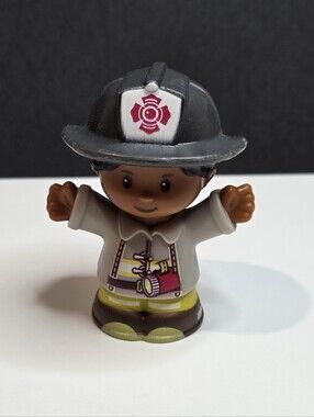 Fisher Price Little People Replacement Firefighter Girl Erika Black Hat 2019